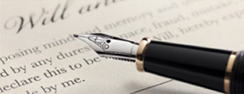 image: pen on top of document