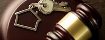 image: keys next to gavel