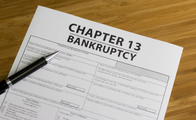 image: document saying Chapter 13 Bankruptcy